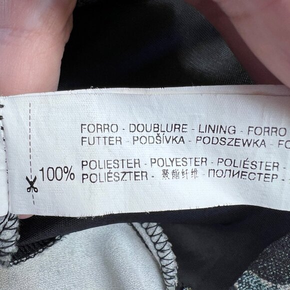 Bershka Camouflage Mini Skirt Tulip Hem Draped Green Beige Size Small - Picture 5 of 7